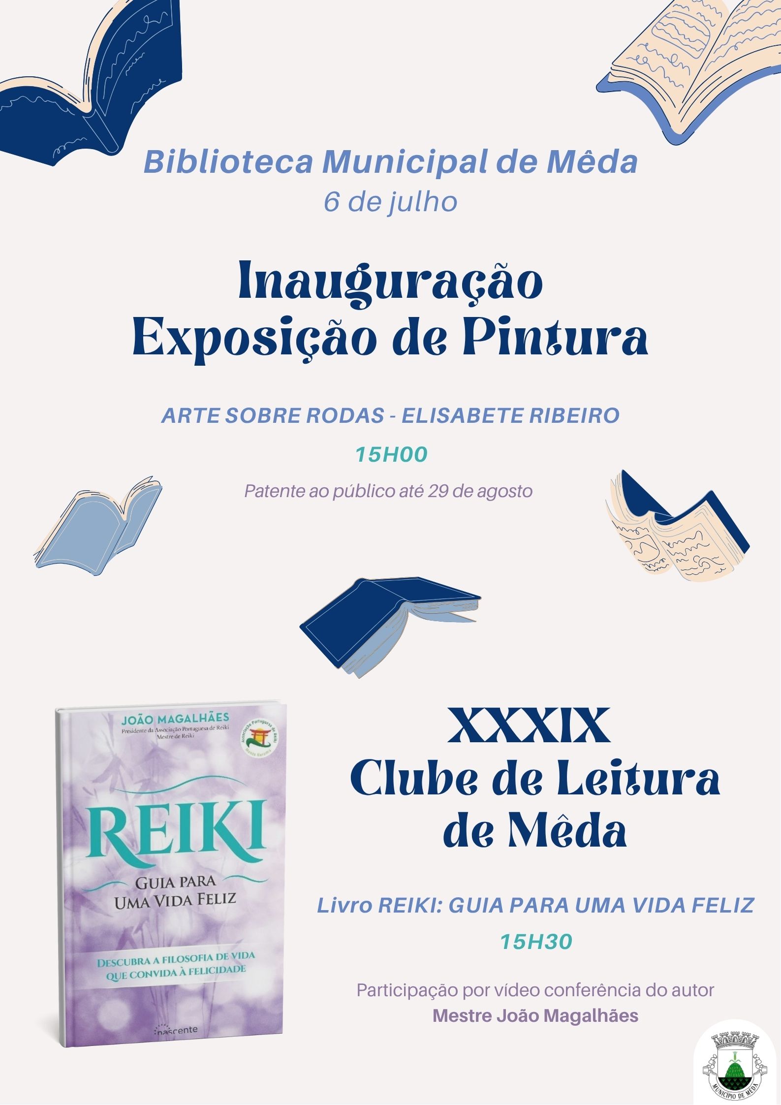 Cartaz Inauguração Exposição Pinturaclube De Leitura (2)