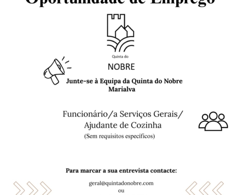Eixo I Ofertas De Emprego Quinta Do Nobre 1