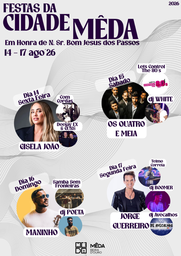 Cartaz Festas Cidade Meda